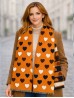 Reversible Heart Design Blanket Scarf Reversible Heart Design Blanket Scarf