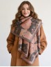 Cozy Cat Design Blanket Scarf
