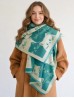 Cozy Cat Design Blanket Scarf