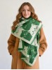 Cozy Cat Design Blanket Scarf