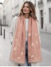 Butterfly & Hearts Design Blanket Scarf Butterfly & Hearts Design Blanket Scarf