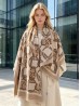 Geometric Design Blanket Scarf
