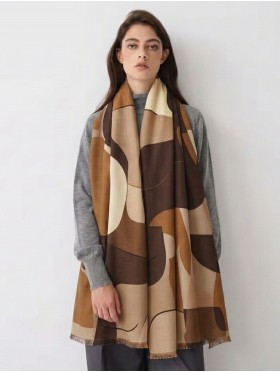 Abstract Design Blanket Scarf