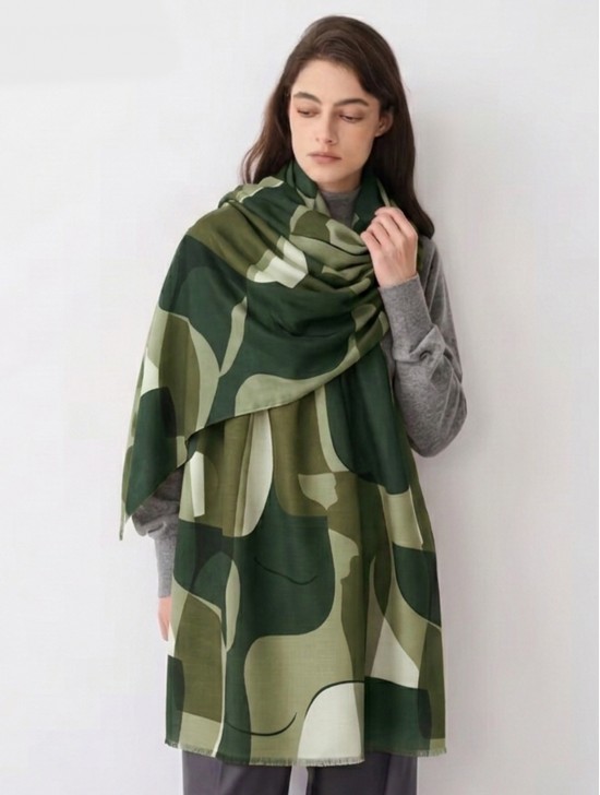 Abstract Design Blanket Scarf