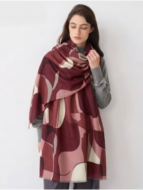 Abstract Design Blanket Scarf