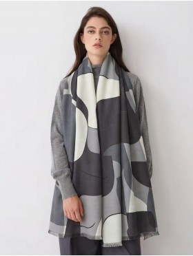 Abstract Design Blanket Scarf