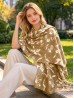 Floral Design Blanket Scarf Floral Design Blanket Scarf