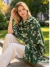 Floral Design Blanket Scarf Floral Design Blanket Scarf