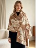 Floral Design Blanket Scarf