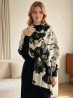 Floral Design Blanket Scarf