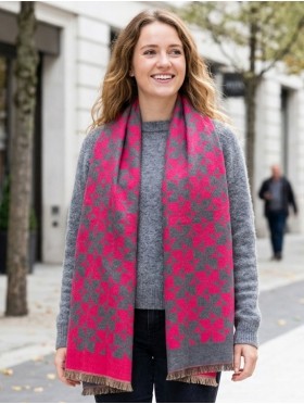 Pin-Wheel Design Blanket Scarf