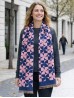 Pin-Wheel Design Blanket Scarf