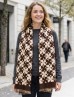 Pin-Wheel Design Blanket Scarf