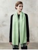 SATIN SOLID SHAWL SCARF
