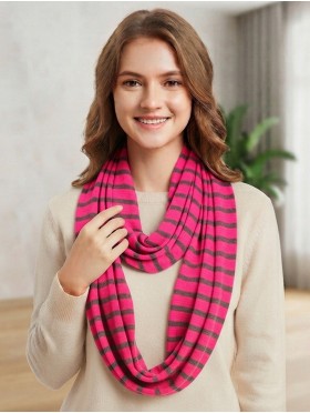 STRIPE JERSEY LONG LOOP