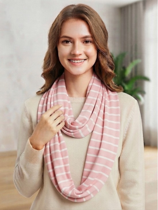 STRIPE JERSEY LONG LOOP