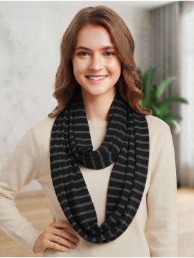 STRIPE JERSEY LONG LOOP