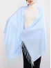Solid Color Shawl Scarf W/ Tassels Solid Color Shawl Scarf W/ Tassels
