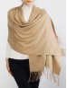 Solid Color Shawl Scarf W/ Tassels Solid Color Shawl Scarf W/ Tassels