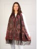 Paisley Print Shawl Scarf W/ Tassels