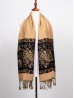 Butterfly Print Pashmina W/ Tassels