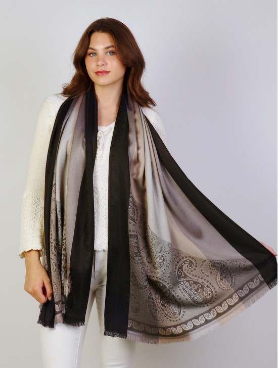 Paisley Print Design Shawl Scarf