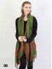 Paisley Print Trim Pashmina