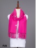 Premium Flamingo Embroidery Scarf