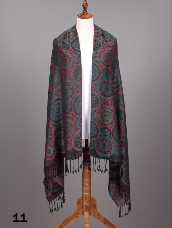 Circles Print Pashmina