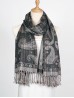 Paisley Print Pashmina W/ Tassels