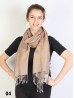 Paisley Print Shawl Scarf W/ Tassels