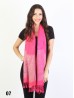 Paisley & Dot Print Scarf W/ Tassel