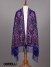 Paisley Print Shawl Scarf W/ Tassels