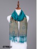Circle Print Fashion Pashmina W/ Tassels