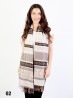  Two Tone Pashmina Scarf W/ Tassels