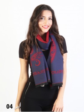 Paisley Print Reversible Pashmina Scarf