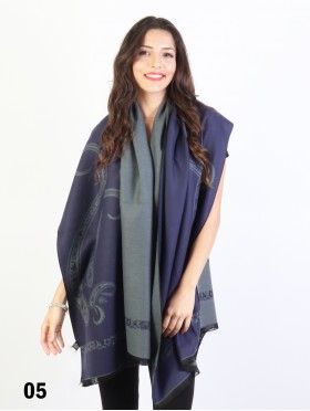 Paisley Print Reversible Pashmina Scarf