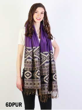 Tribal Print Pashmina Scarf