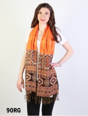 Tribal Print Pashmina Scarf