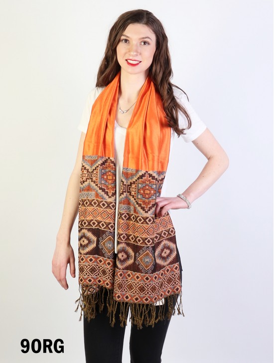 Tribal Print Pashmina Scarf