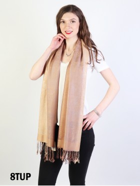 Paisley Print Pashmina W/ Tassels