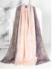 Two-Tone Rose Print Fashion Shawl Scarf W/ Cut Tassels Two-Tone Rose Print Fashion Shawl Scarf W/ Cut Tassels