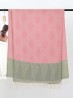 Paisley Print Shawl Scarf W/ Tassels