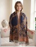 Multi-Tone Paisley Print Shawl Scraf Multi-Tone Paisley Print Shawl Scraf