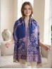 Multi-Tone Paisley Print Shawl Scraf 