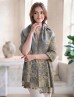 Multi-Tone Paisley Print Shawl Scraf Multi-Tone Paisley Print Shawl Scraf