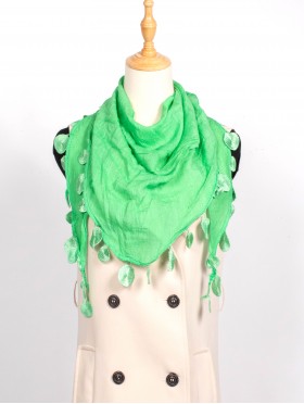 TRIANGLE DOT LACE SCARF