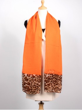 SCARF,LINEN, SOLID, LEO END