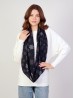 SNOW PRINT LOOP SCARF