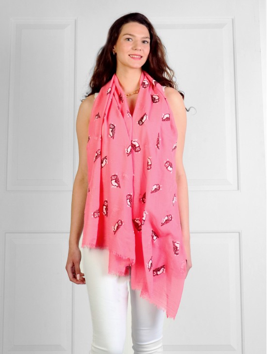 Owl Print Fashion Scarf